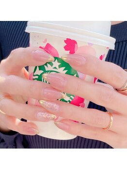 ノーブル(Noble)/ミラーフレンチネイル