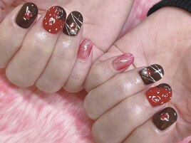 苺　チョコレート　マーブル