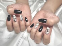 ヤシネイル(Yashi Nail)/ブラックチェック