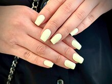 ヌル ネイル 堀江(NURU NAIL HORIE)/春色！パステルイエロー×ミラー