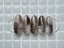 ジョアネイル(JOA Nail)/ゴールドライン/マーブル/ラメ