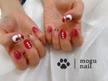モグネイル(Mogunail)/クリスマスネイル/サンタネイル