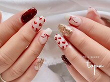 トパ(topa)/10本アート×ハート×リボン