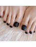【Foot】平日限定トリート付き 定額(アート込み)8000円ジェルNail