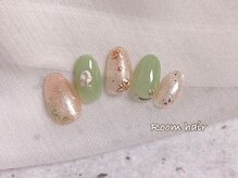 ルームヘアネイル 曙橋店(Room hair nail)/スタッズボタニカルフラワー