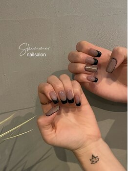 シマー(Shimmer)/フレンチネイル♪