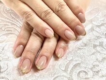 サロンド トウキョウ(Le salon de TOKYO)/シンプルラメフレンチネイル
