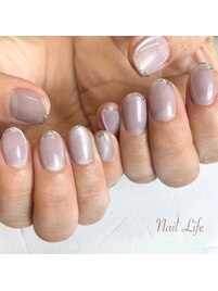 マグネットネイル/フレンチ
