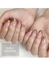 ネイルズガーデン(NAILS GARDEN)/ミラーフレンチ