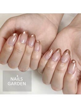 ネイルズガーデン(NAILS GARDEN)/ミラーフレンチ