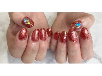 グリッターネイル