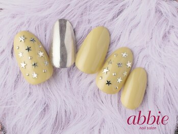ネイルサロン アビー グランデュオ蒲田店(abbie)/マスタード×ミラー◇¥10296