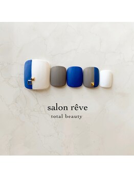 サロンリーベ(salon reve)/マットフットネイル