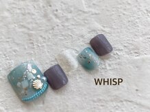 ウィスプ(WHISP)/ブルーシェルフットネイル 夏