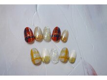 ブリオン 六本松店(Bullion)/ウィンターチェックネイル