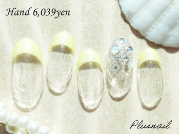 プラスネイル 町田店(PLUS NAIL)/【2335】定額6,039円ビジュー