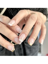 上品フレンチネイル♪