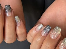 ラメグラデ―ション☆