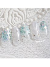 たゆ ネイル(たゆnail)/ぷっくりマーメイドネイル
