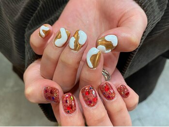 カーティシーネイルズ(curtisii NAILS)/ホリデーデザイン