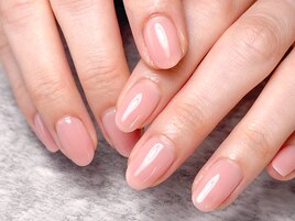 ちゅるんとワンカラーネイル