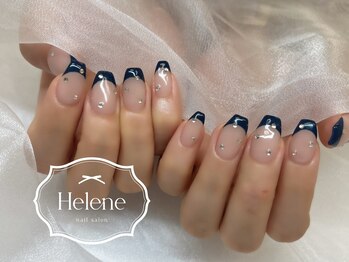 ヘレネ(Helene)/ネイビーフレンチ