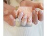 【hand】職場でバレないジェルネイル★爪育クリア・自爪風　￥13000