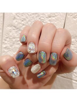 ネイルアンドビューティーサロン クリア(CLEAR)/キラキラ☆ユニコーンネイル♪