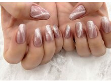 クレアネイル 高崎ウニクス店/マグネットネイル(ギャラクシー)