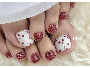 アイビス(ibis)/さくらんぼフットネイル