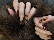 ベストネイル 渋谷109前店(Best Nail)/フレンチべっ甲ヒョウ柄