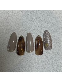 2025 秋定額ネイル　￥7700