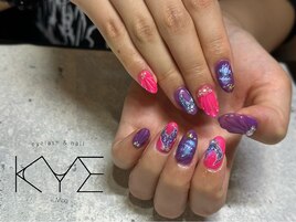 マーメイド/夏ネイル/貝殻