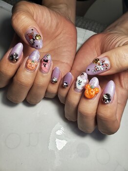 ミューネイル プラスムーン 桜本町店(MYU NAIL +moon)/ハロウィンネイル