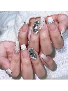 クイーンズビューティーサロン 新宿本店(Queen's beauty salon)/チップ長さだしやりつけ放題