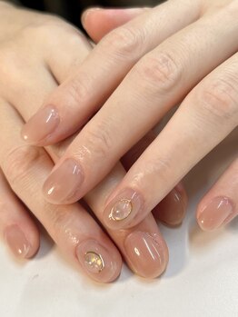 ファンネイル 南森町店(Fun nail)の写真/【最旬アートもお得◎】何度でも同価格!お財布に優しく,憧れのネイルをGET♪ワンカラ-¥3800/定額ア-ト¥4900