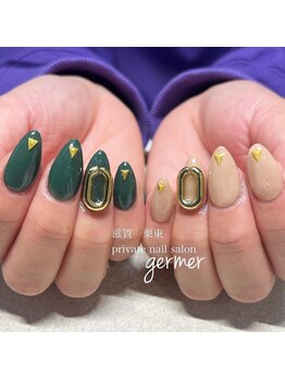 ジェルメ(germer)/ちぐはぐカラーでスカルプ！