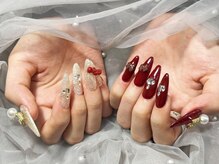 エイチスリー(H3)/120分 スカルプ長さだしネイル