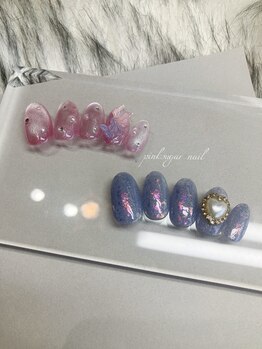 ピンクシュガーネイル(pink sugar nail)/定額デザイン