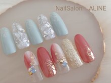 ネイルサロン アリーヌ(ＡＬＩＮＥ)/【定額】トレンドコース￥6500