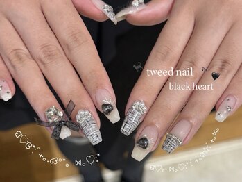 リンドネイル バイ モカ アンド ララ(Lind nail by moca and LaLa)/【mian】ツイードネイル