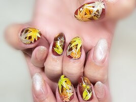 紅葉ネイル