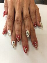 イーズネイル 堺(e's Nail)/ホログラム埋め尽くし＋ シェル