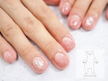 オトナネイル(otona nail)/ブラウンピンクのショートネイル