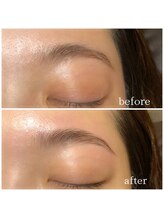 リリィ(Riliy)/眉毛を上向きに♪