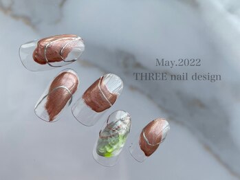 スリー(THREE)/May.2022/nail design