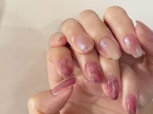 アイネイルズ 梅田店(I nails)/くすみカラーオーロラ¥9700