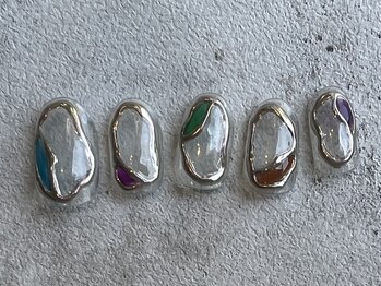 シープラスエー(C+A)/個性派リング風ネイル