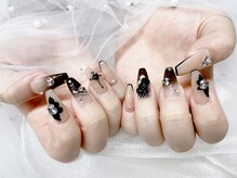 モルフォネイル(Morpho nail)/#ニュアンスネイル #マーブル