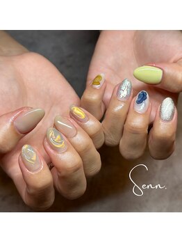 セン(Senn.)/定額ネイル5本以上アート